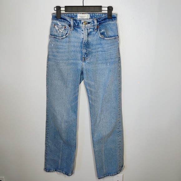 Abercrombie & Fitch Denim - Abercrombie &‎ Fitch Jeans 90s Relaxed High Rise Curve Love 26/2S Medium Wash